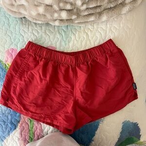 Patagonia Red Women's Athletic Shorts